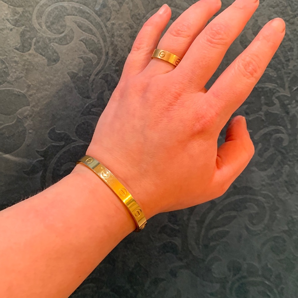 AUTHENTIC Cartier Vintage Charles Revson, INC. 1970 Aldo Cipullo Love Bracelet